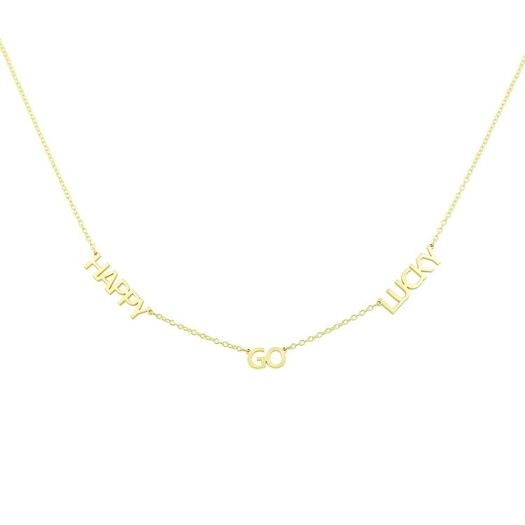 Custom My Mantra/Name Necklaces - Main Image