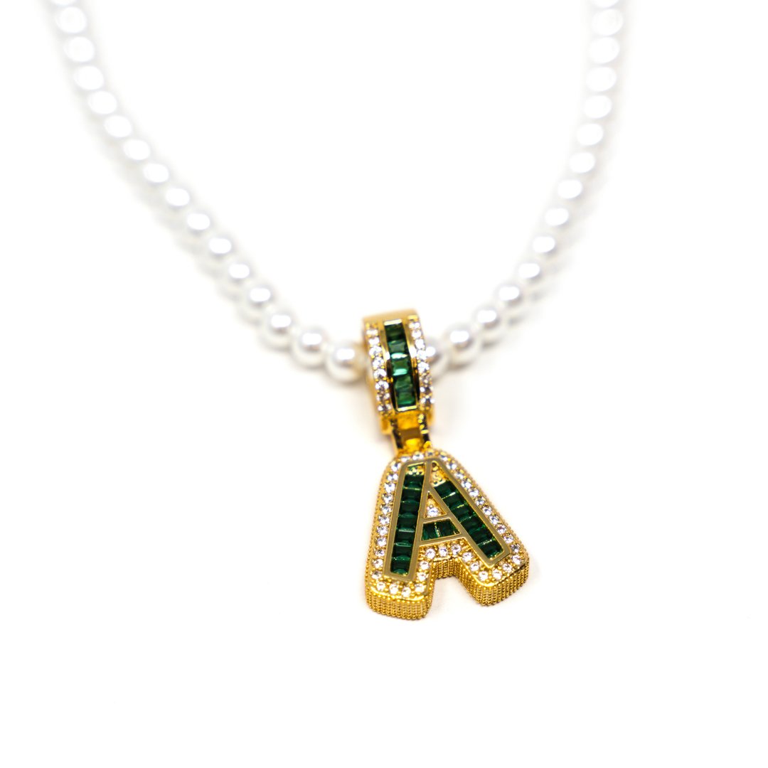 Bling Initial or Charm Necklace JEWELRY The Sis Kiss